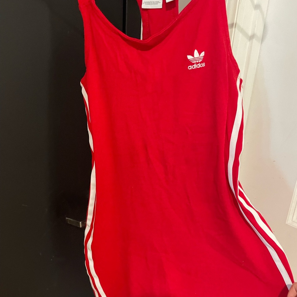 Adidas Red Racerback Dress